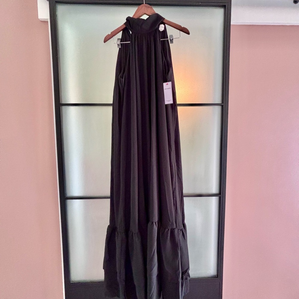 Elegant Black Maxi Dress size small NWT